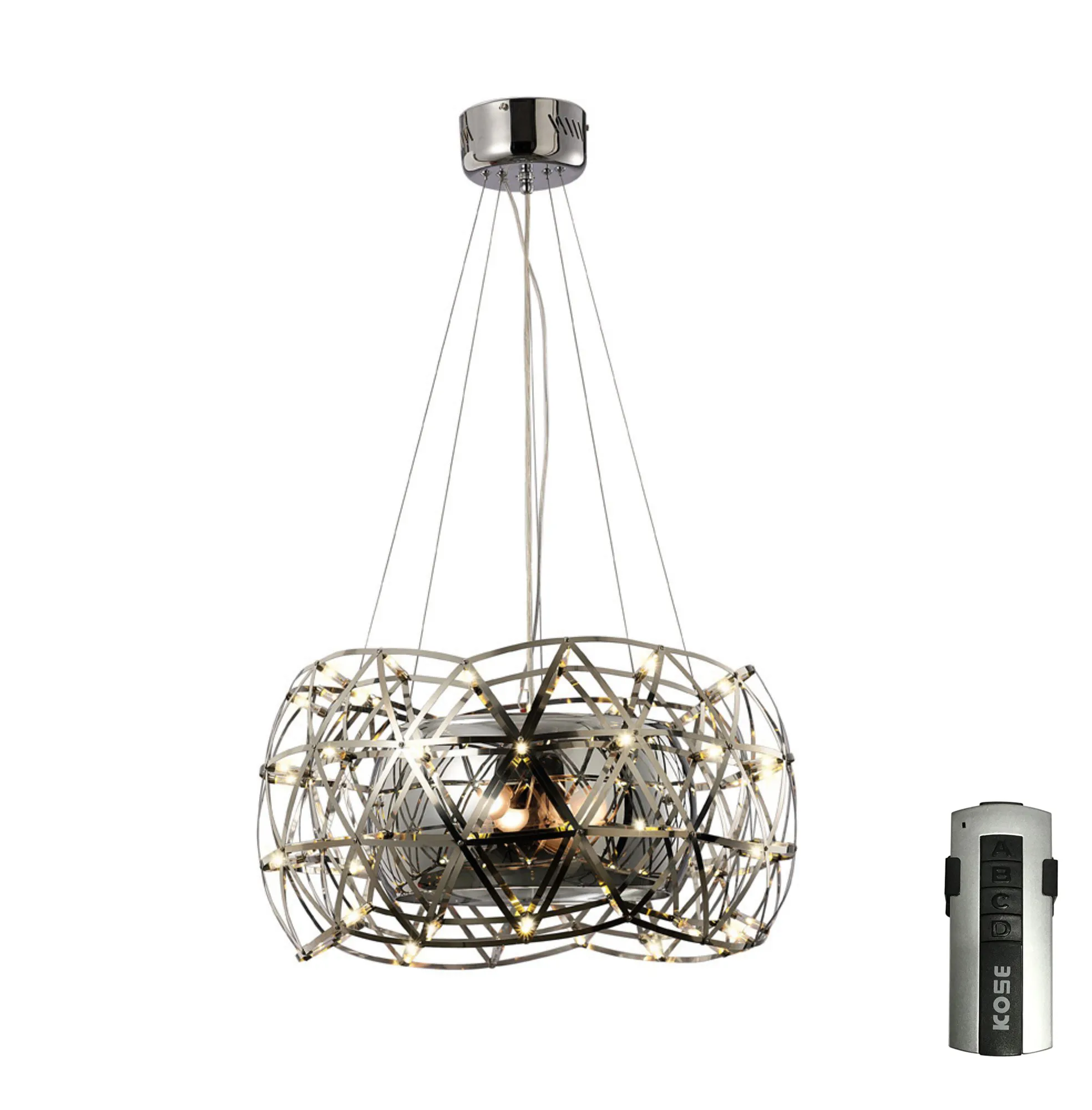 IL30791  Atria Glass Pendant 3 Light